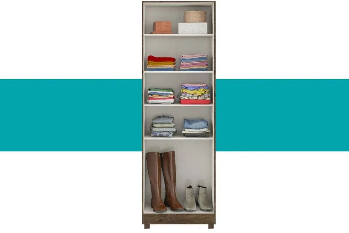 Armário Multiuso Lavanderia 626 c/ 2 Portas e Pés - Carraro