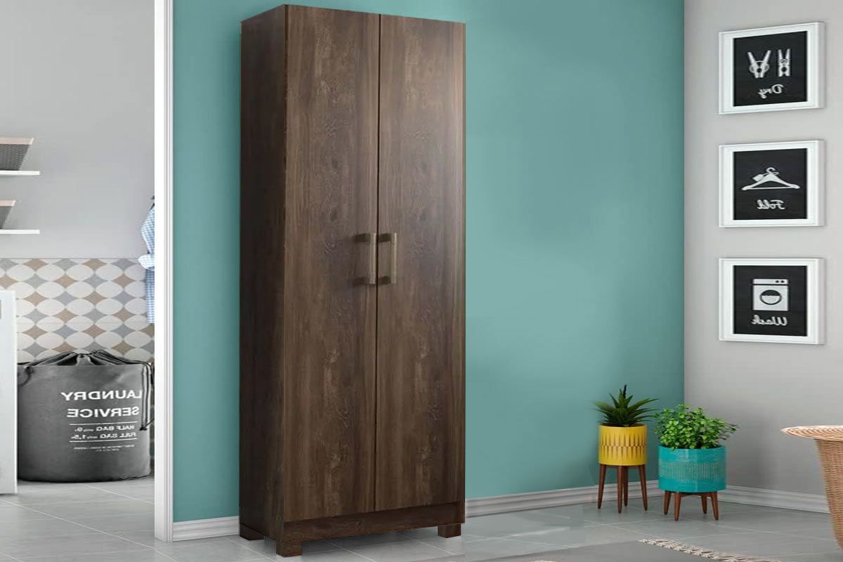 Armário Multiuso Lavanderia 626 c/ 2 Portas e Pés - Carraro