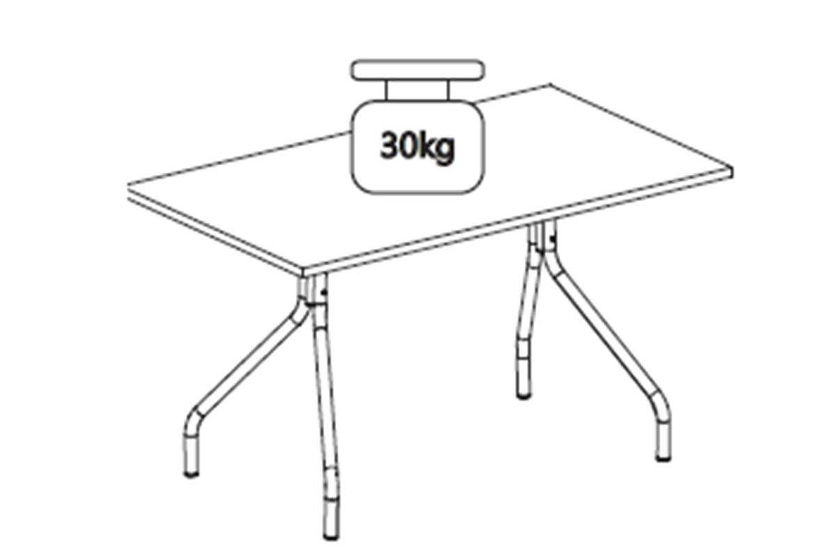 Sala Jantar Mesa 1556 Aço 136cm + 6 Cadeiras 1700 - Carraro