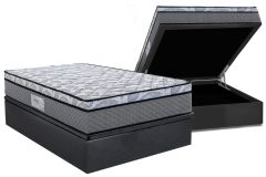 Cama Box Baú Filhão +Colchão Ortopédico Perpetual Herval