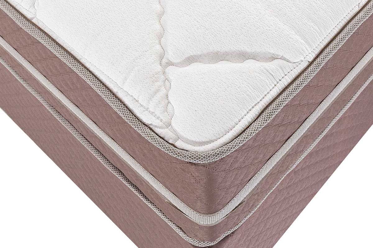 Cama Box Baú CRC +Colchão Molas Livorno Herval