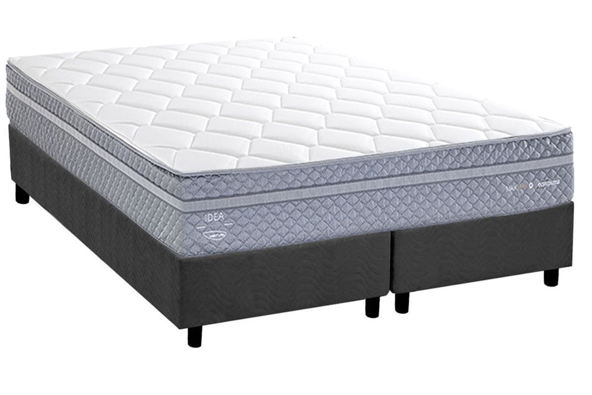 Cama Box CRC +Colchão Molas C1780 Herval