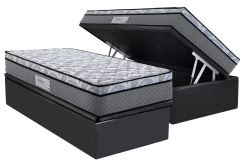 Cama Box Baú Filhão +Colchão Ortopédico Perpetual Herval