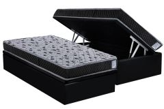 Cama Box Baú Filhão +Colchão Ortopédico Vitre Herval