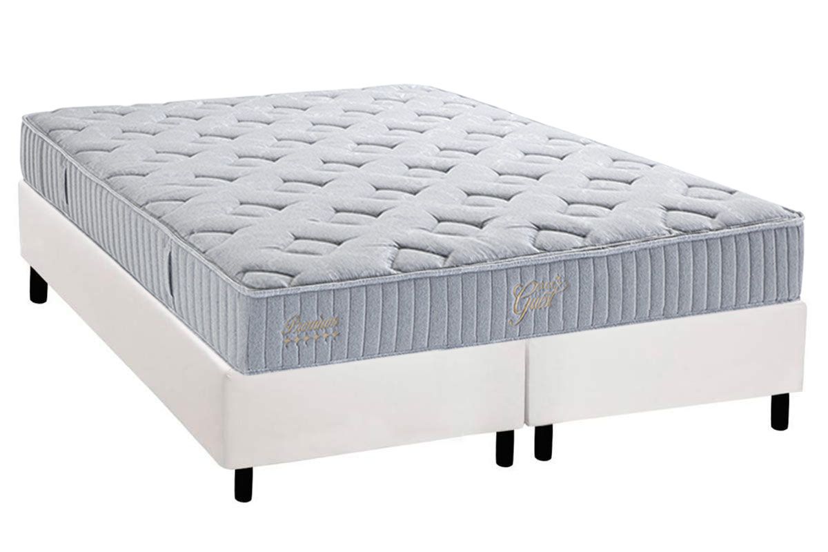 Cama Box CRC +Colchão Molas Premium Herval