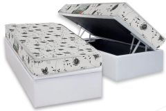 Cama Box Baú Filhão +Colchão Espuma D23 Sonum Herval