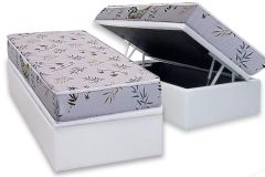 Cama Box Baú Filhão +Colchão Espuma D28 St Louis Herval