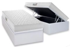Cama Box Baú Filhão +Colchão Ortopédico Frontier Herval
