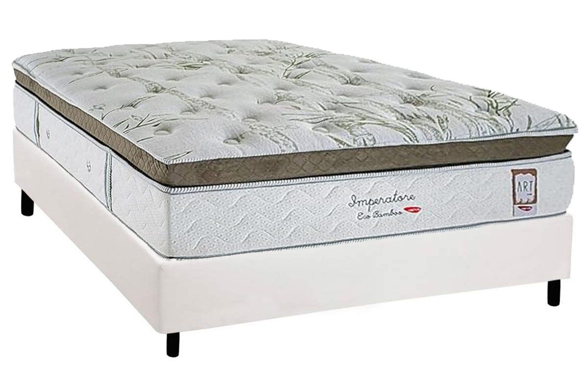 Cama Box CRC +Colchão Molas Imperatore Herval