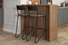Bancada Ilha Cozinha Carraro Bella 2613 120cm e 2 Banquetas 1747