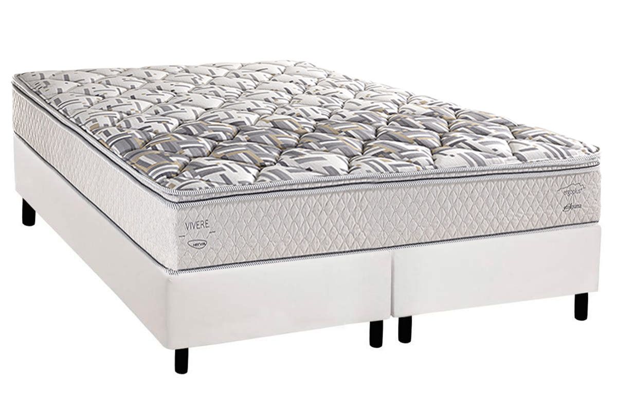 Cama Box CRC +Colchão Ortopédico Santorini Herval