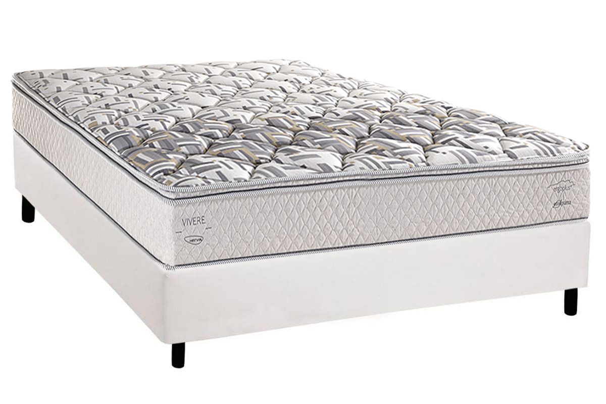 Cama Box CRC +Colchão Ortopédico Santorini Herval
