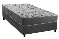 Cama Box Filhão +Colchão Ortopédico Black Herval