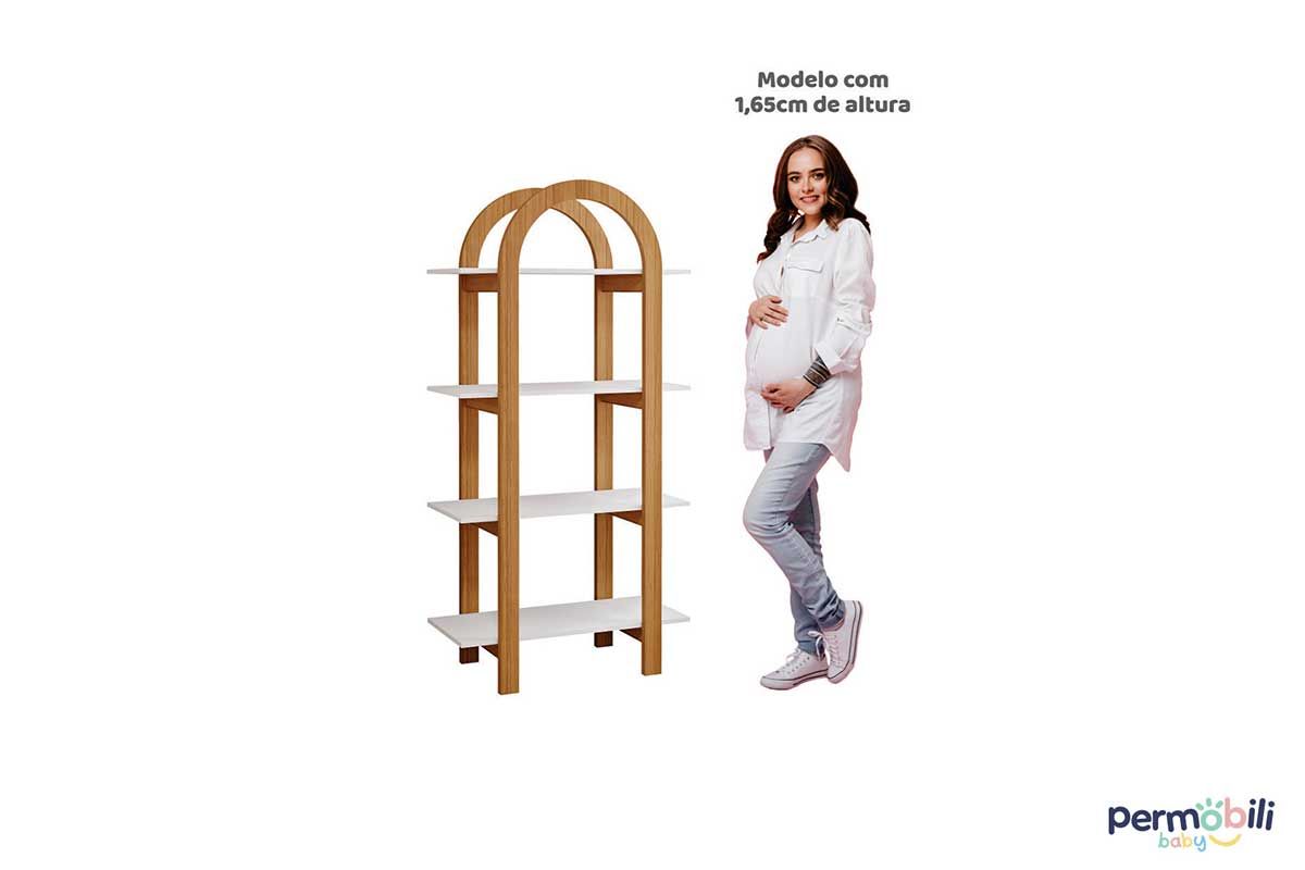 Quarto Infantil Completo Cupcake 2 Peças (Berço+Estante) QI104 - Permóbili Baby