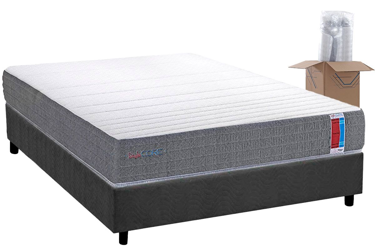Cama Box CRC +Colchão Espuma D28 Singlecore Herval