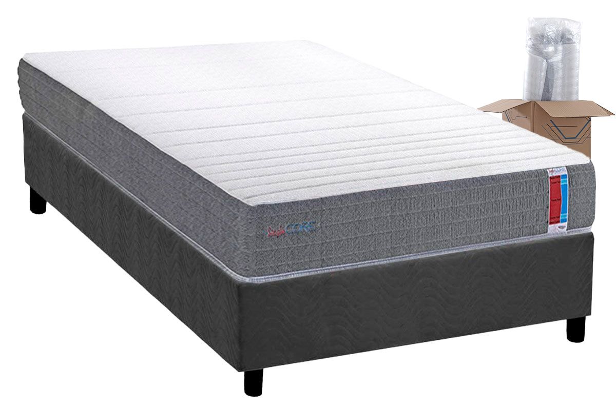 Cama Box CRC +Colchão Espuma D28 Singlecore Herval