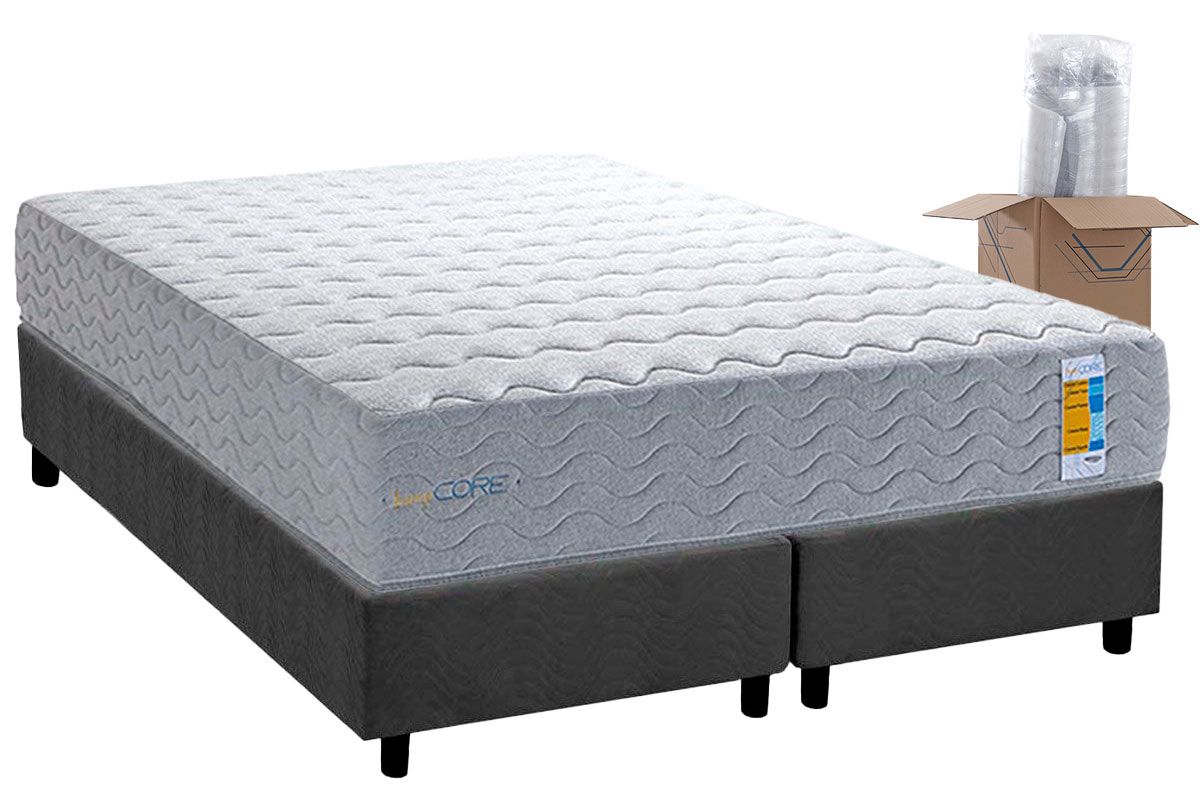 Cama Box CRC +Colchão Molas Bumpcore Herval
