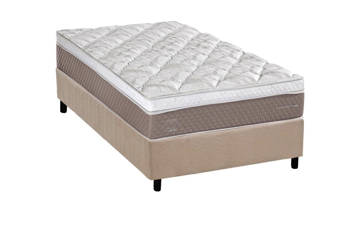 Cama Box CRC +Colchão Molas C1624 Herval