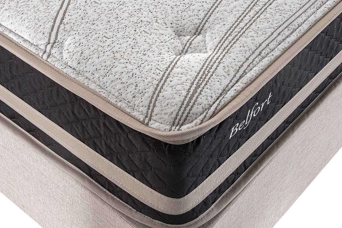 Cama Box Baú CRC +Colchão Ortopédico Belfort Herval