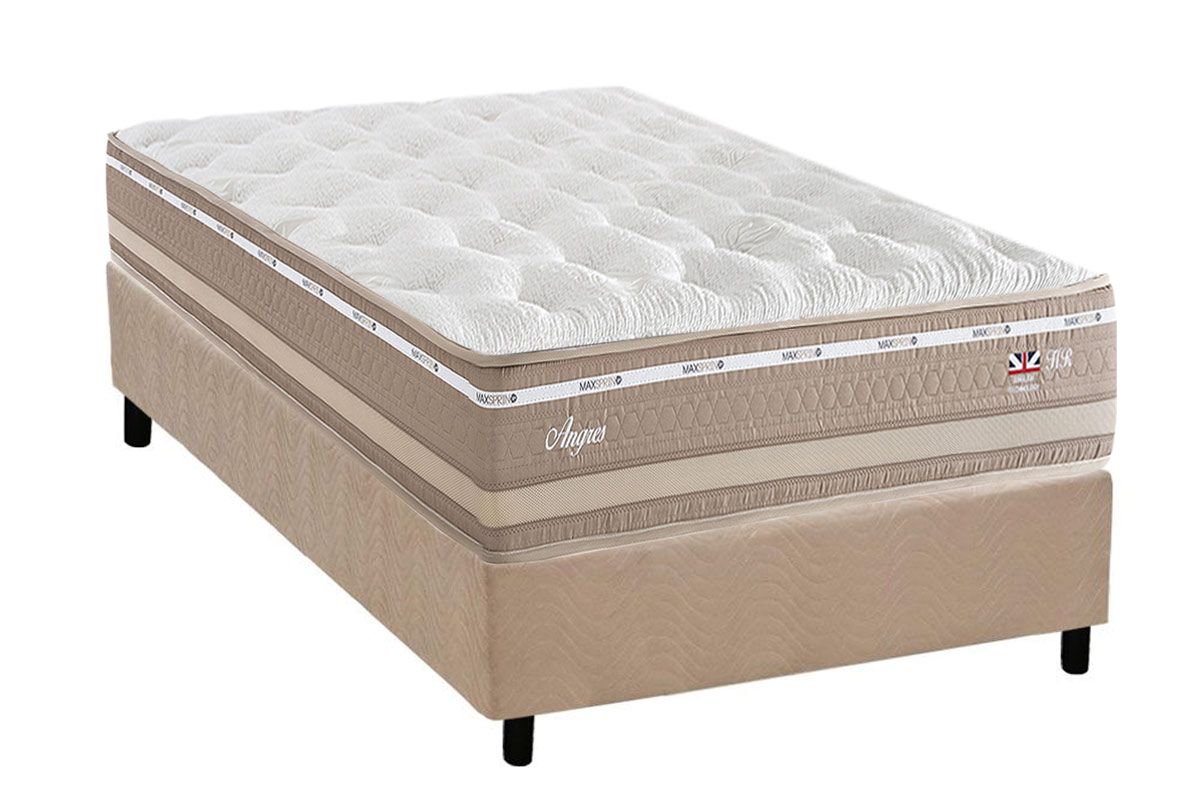 Cama Box CRC +Colchão Molas Angres Herval