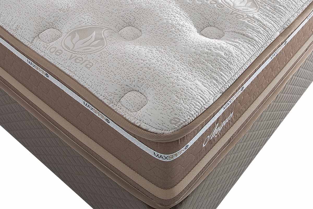 Cama Box Baú CRC +Colchão Molas Angres Herval