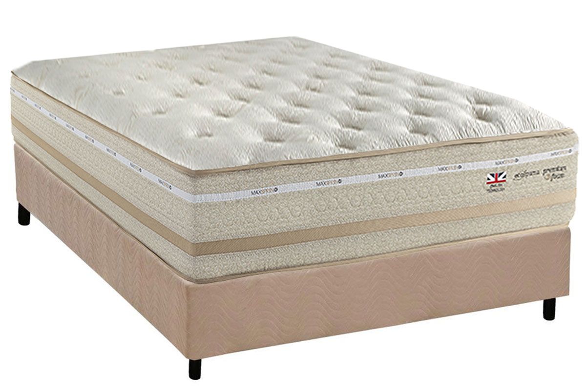 Cama Box CRC +Colchão Molas C1626 Herval