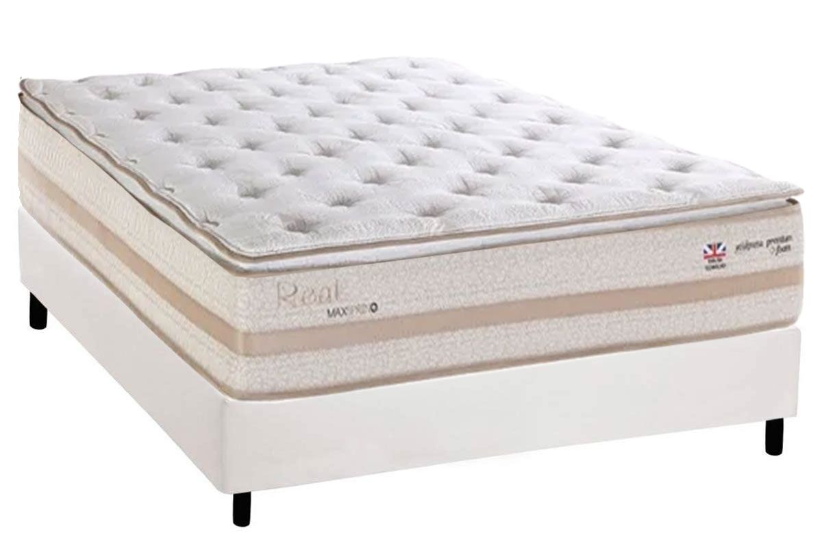 Cama Box CRC +Colchão Molas Real Herval