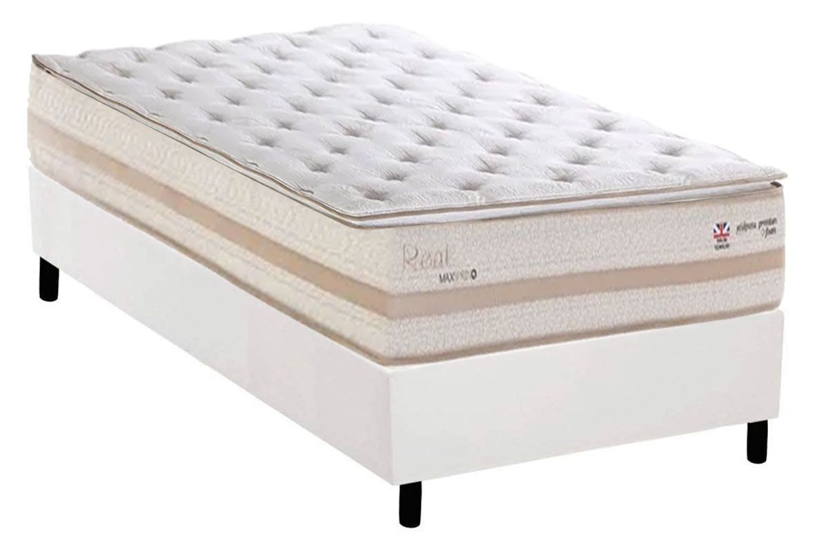 Cama Box CRC +Colchão Molas Real Herval