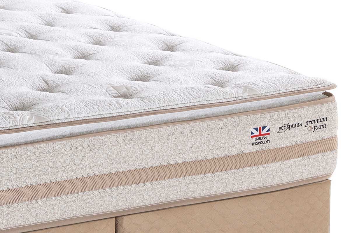 Cama Box CRC +Colchão Molas Real Herval