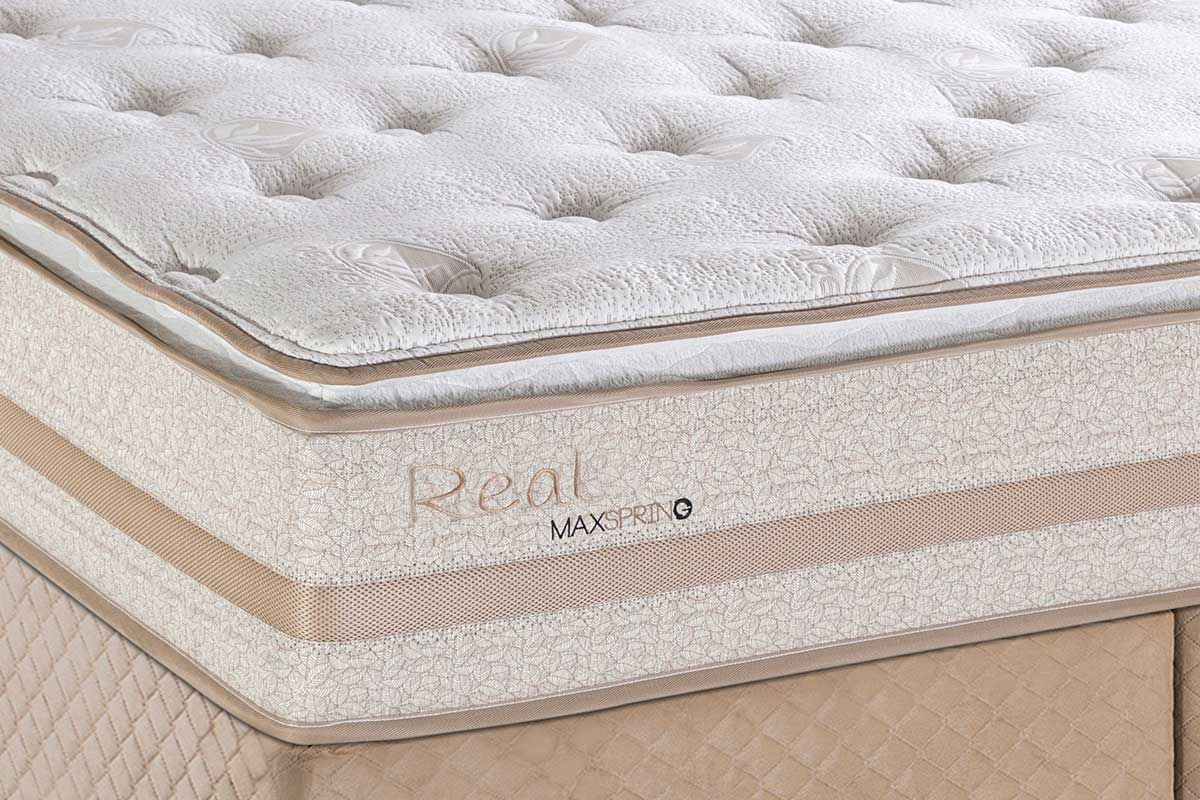 Cama Box Baú CRC +Colchão Molas Real Herval