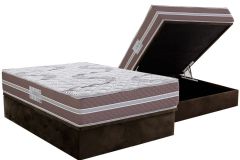 Cama Box Baú Filhão +Colchão Espuma D33 LongLive Herval