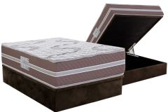 Cama Box Baú Filhão +Colchão Espuma D33 LongLive Herval