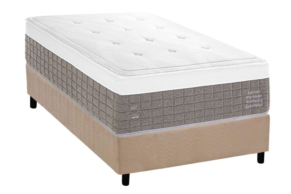 Cama Box CRC +Colchão Molas C1784 Herval