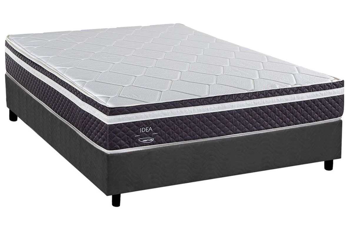 Cama Box CRC +Colchão Molas C1789 Herval