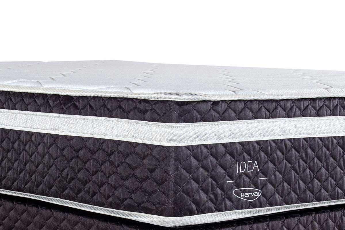 Cama Box Baú CRC +Colchão Molas Madrid C1789 Herval