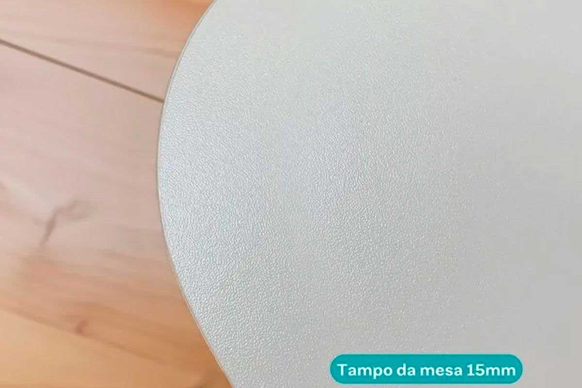Sala de Jantar Completa Mesa Dobrável e 4 Cadeiras 154 - Carraro