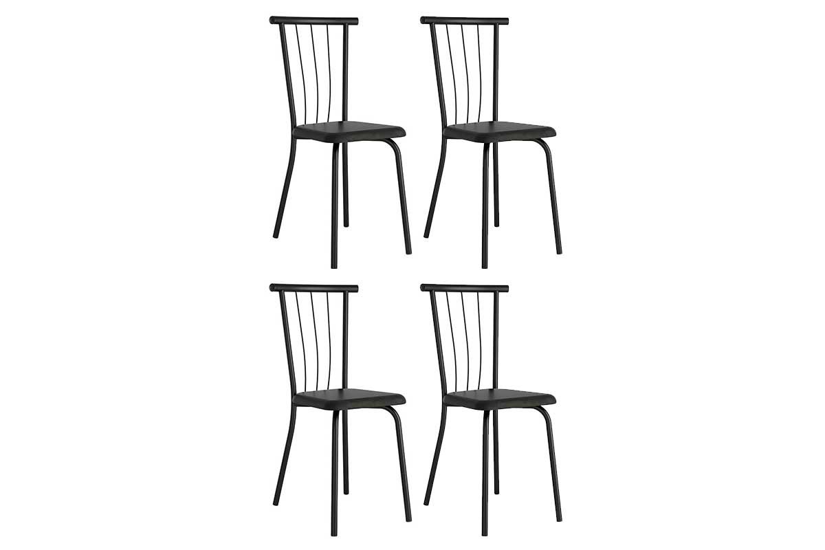 Cadeira Sala de Jantar 154 Aço Kit 4 Uni - Carraro