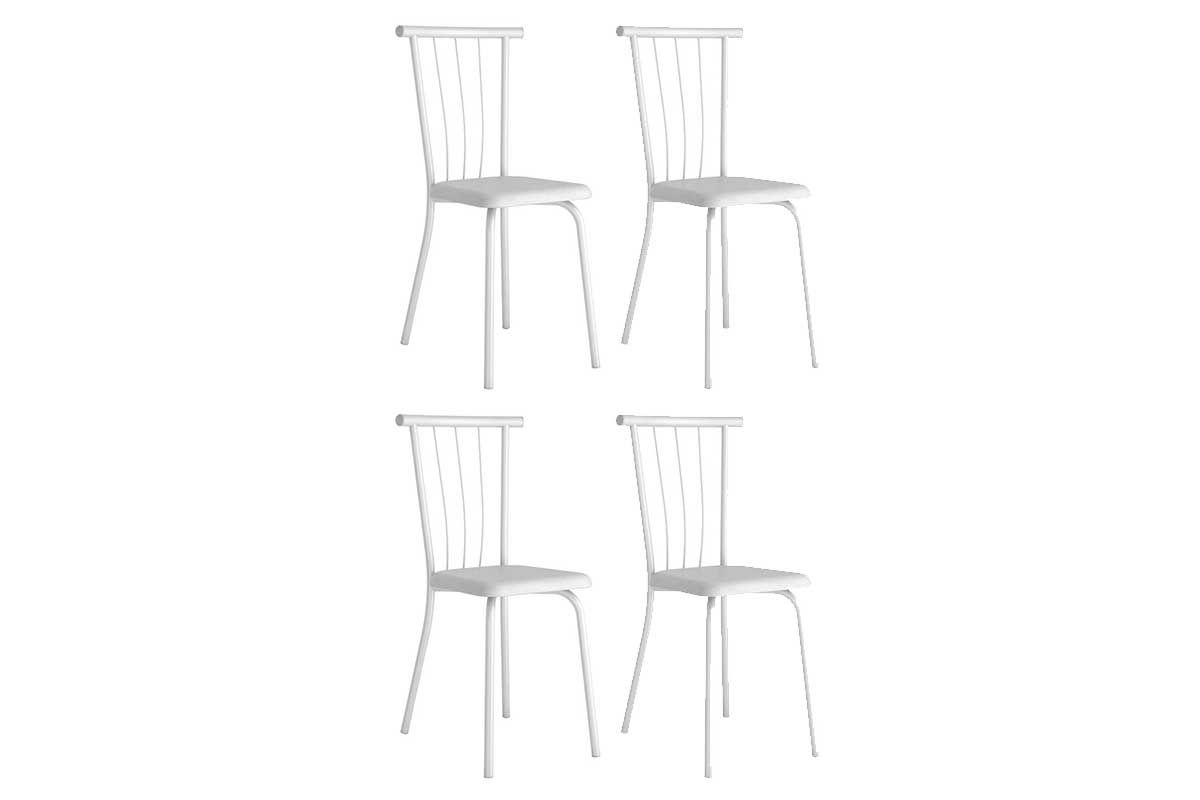 Cadeira Sala de Jantar 154 Aço Kit 4 Uni - Carraro