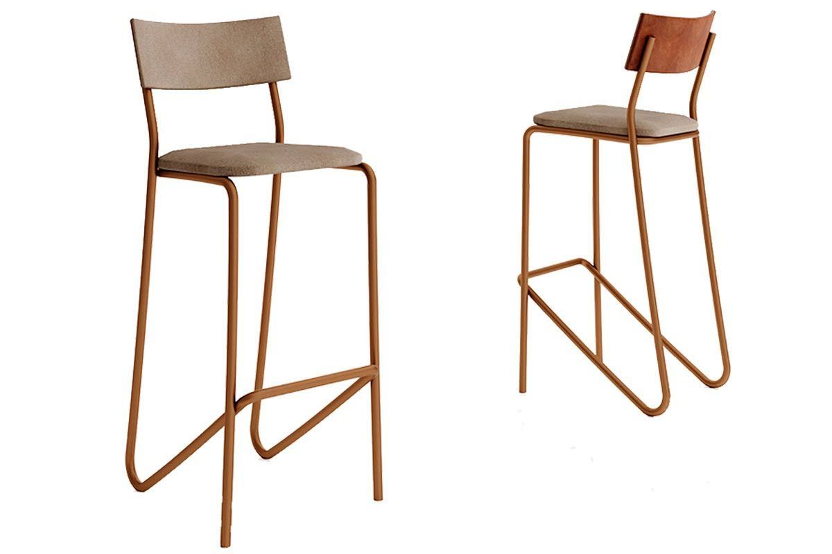 Banqueta Sala de Jantar Atlas 1747 Kit 6 Uni - Carraro