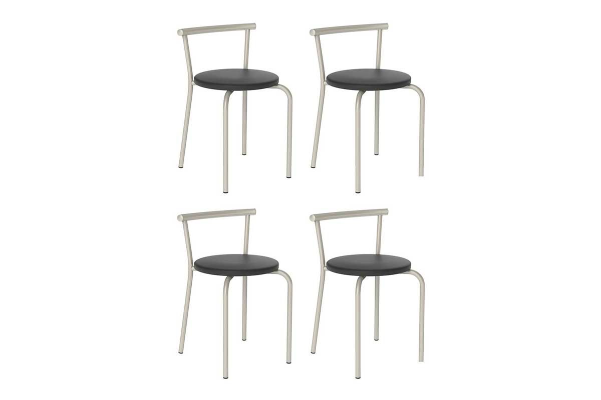 Banqueta Sala de Jantar 105 Kit 4 Uni - Carraro