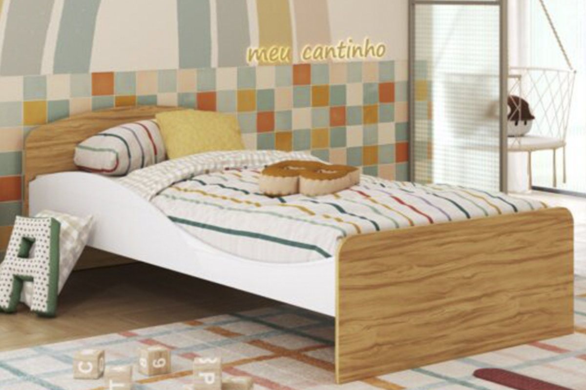Mini Cama Infantil Lua - Peroba