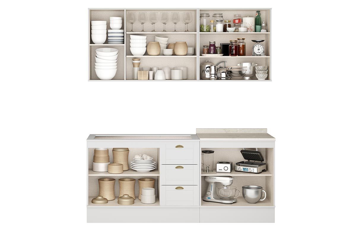 Cozinha Completa Carraro 4 Peças Bella C4P249