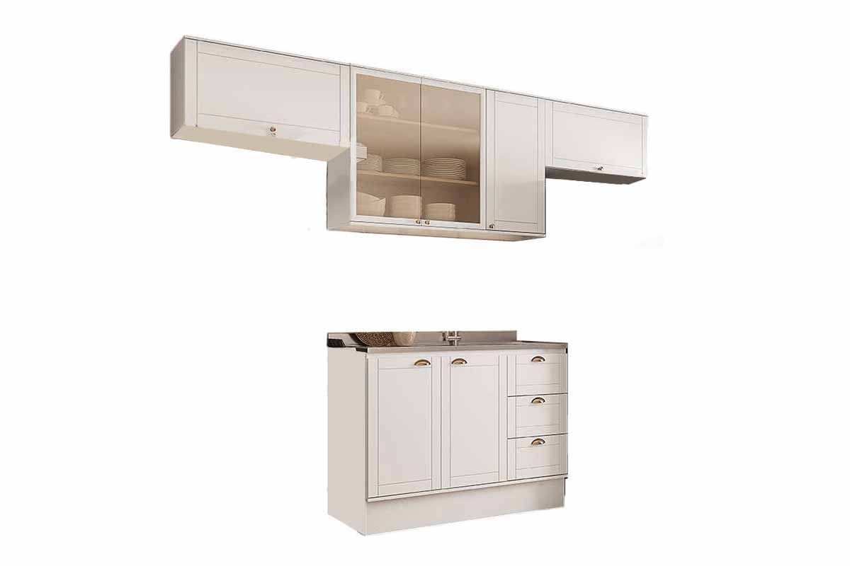 Cozinha Completa Carraro 4 Peças Bella C4P253