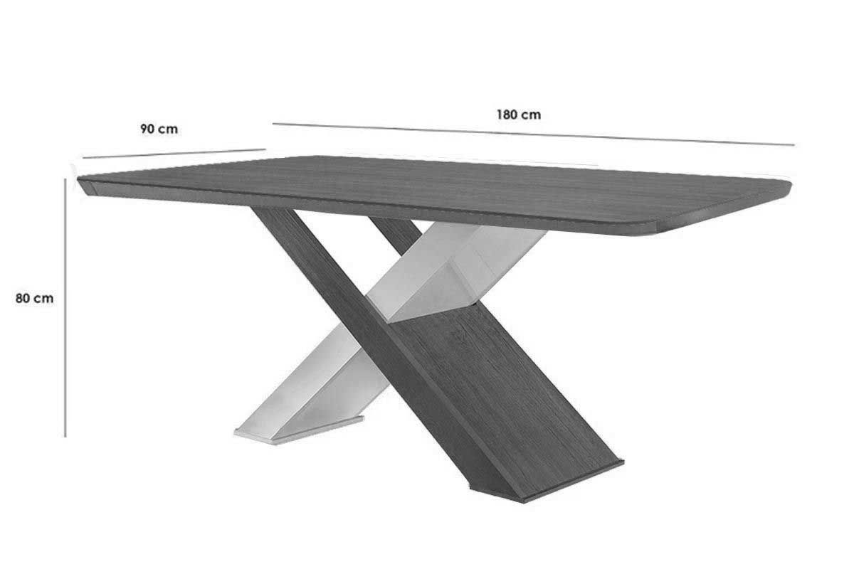 Sala Jantar Mesa Imperatriz Curvo 180cm + 6 Cadeiras Tilia - Rufato
