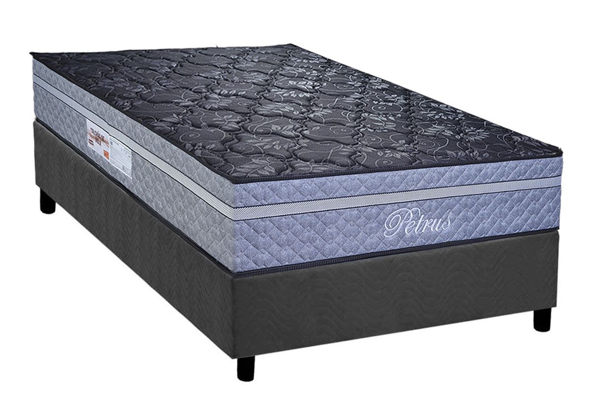 Cama Box CRC +Colchão Molas Petrus Paropas