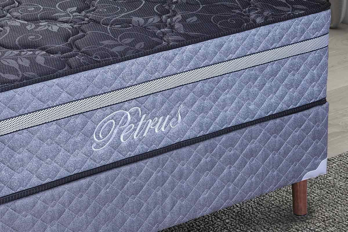 Cama Box CRC +Colchão Molas Petrus Paropas
