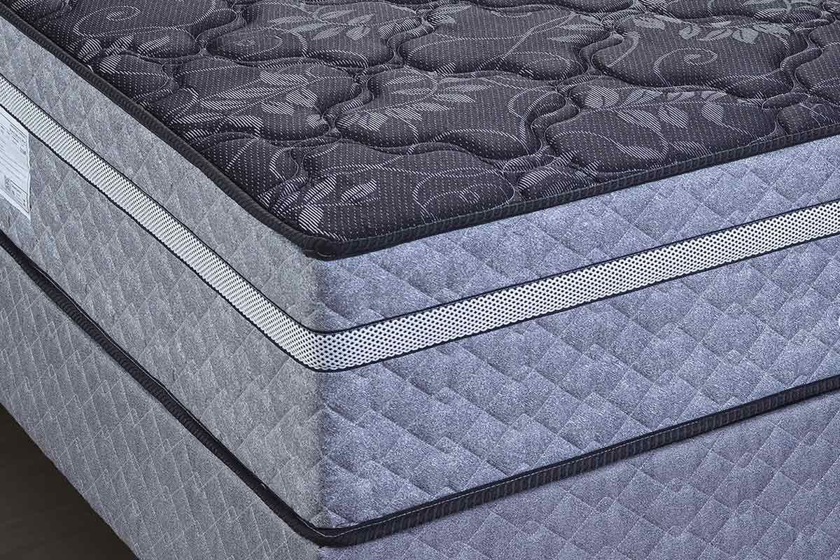 Cama Box Baú CRC +Colchão Molas Petrus Paropas