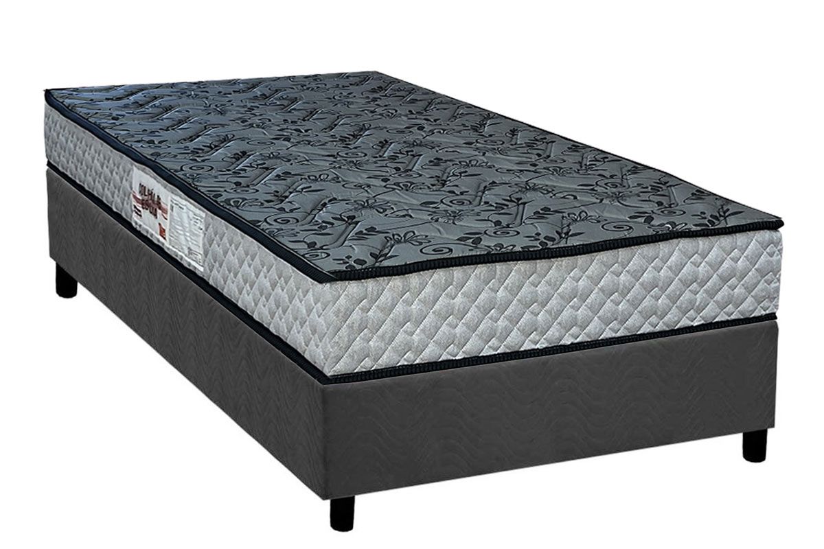 Cama Box CRC +Colchão Ortopédico Royalle Paropas