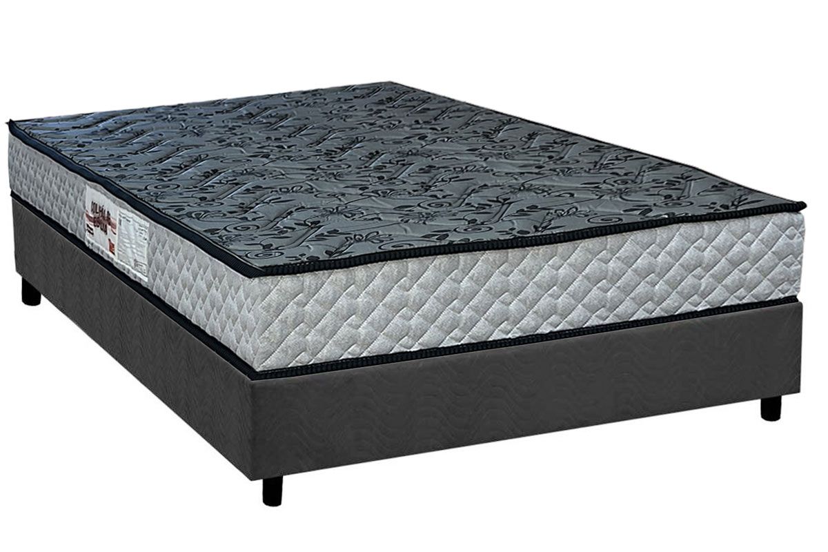 Cama Box CRC +Colchão Ortopédico Royalle Paropas