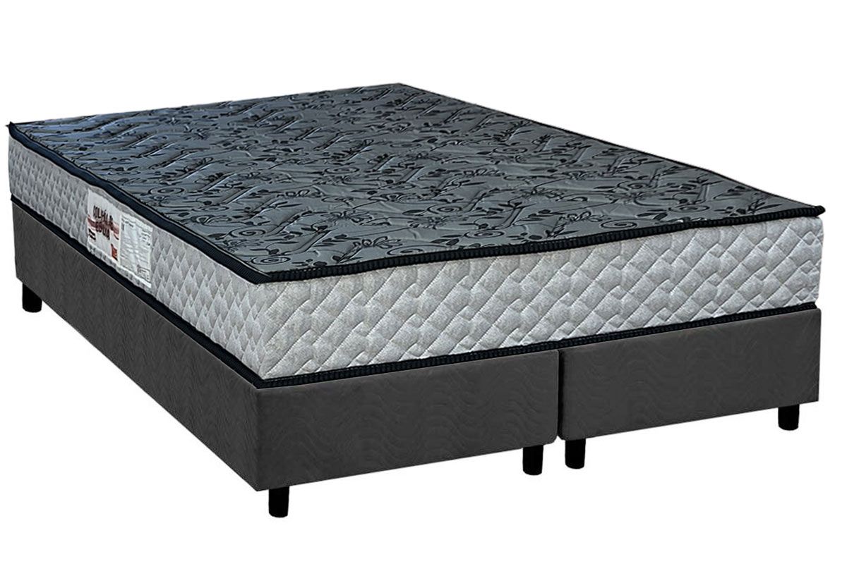 Cama Box CRC +Colchão Ortopédico Royalle Paropas